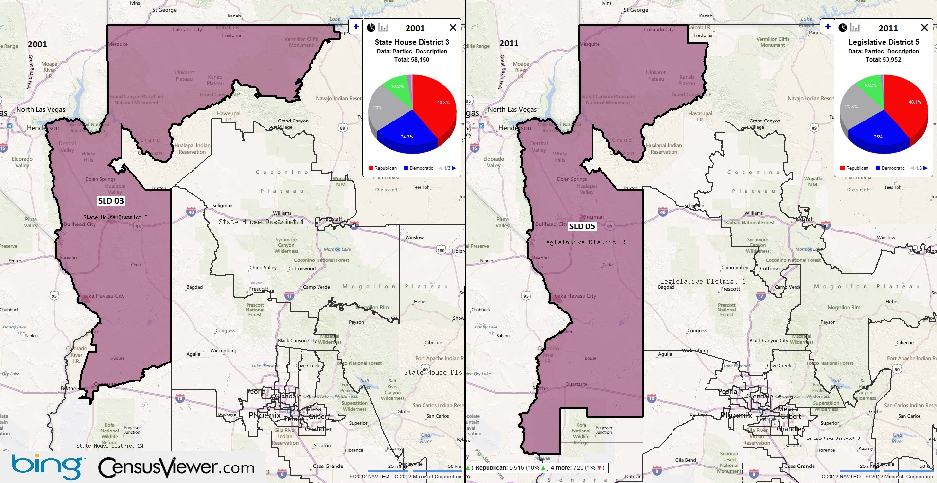 Arizona's 5th Legislative District Before and After the 2010 Census Redistricting.jpg