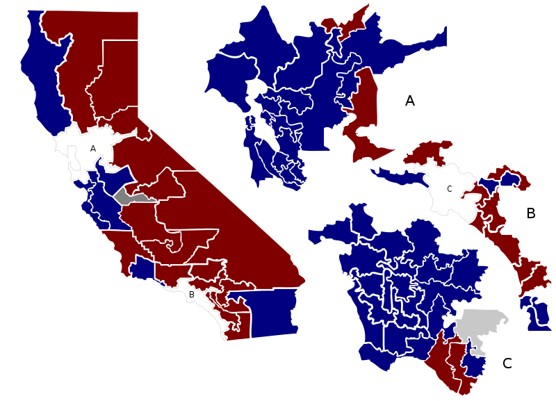 File:Partisan composition, California state assembly, 2009-2010.png