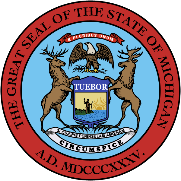 File:Seal of Michigan.png - Ballotpedia