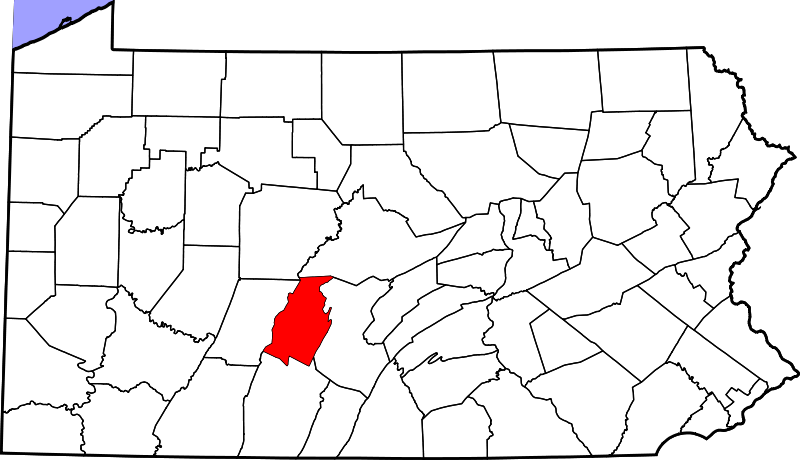 File:Map of Pennsylvania highlighting Blair County.png