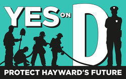 Measure D support campaign logo