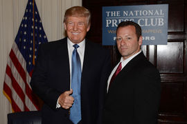 Donadio with Donald Trump