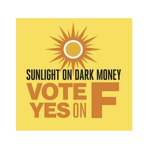 Sunlight on Dark Money campaign logo