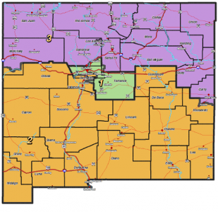 This is the approved congressional map using the 2010 Census.