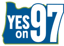 A Better Oregon: Yes on 97 campaign logo