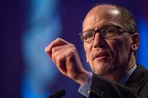 Sec. Tom Perez gives s remarks on his vision on workforce training in America at the Association of Community College Trustees (16487019126).jpg