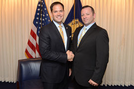 Donadio with Senator Marco Rubio