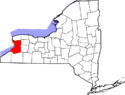 787px-Map of New York highlighting Erie County.png
