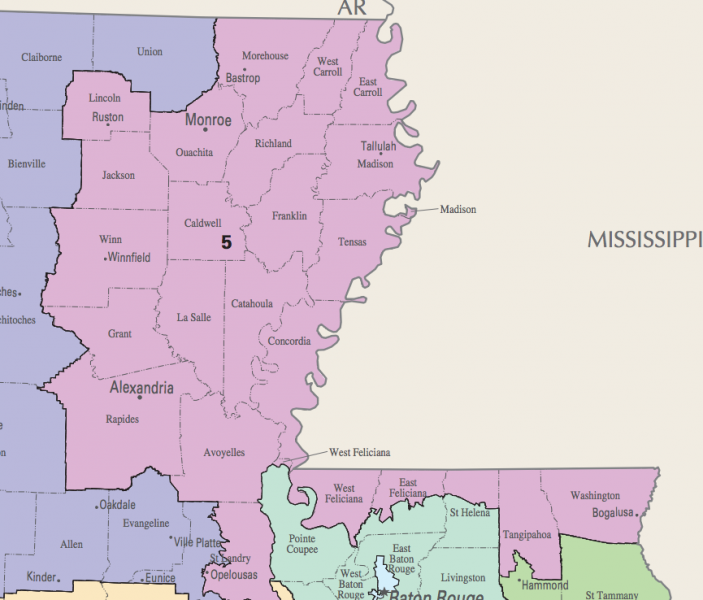 File:LA 5th congressional district.png