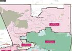 Districts around Los Angeles.