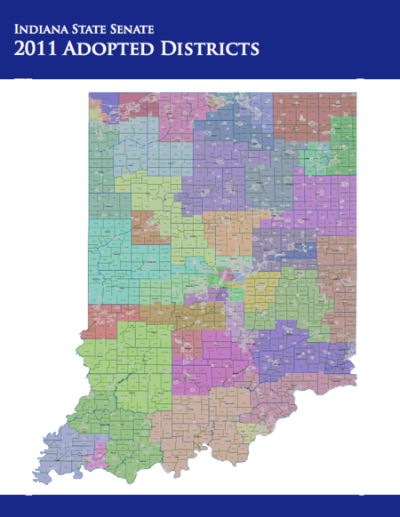 Indiana State Districts Map Redistricting In Indiana - Ballotpedia