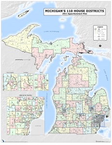 This is the approved Michigan House map.