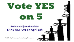NORML Yes on 5 logo