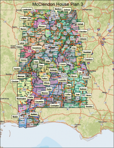 This is the passed Alabama House map.