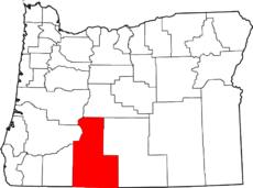 800px-Map of Oregon highlighting Klamath County.png