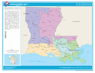 Louisiana Representative District Map Redistricting In Louisiana - Ballotpedia
