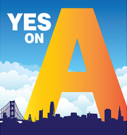 Yes on Prop A campaign logo