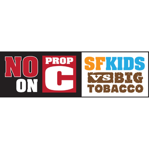 No on Prop C: SF Kids vs. Big Tobacco campaign logo