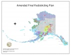 Current Alaska legislative districts.