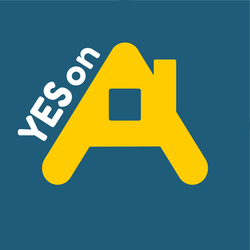Yes on A campaign logo