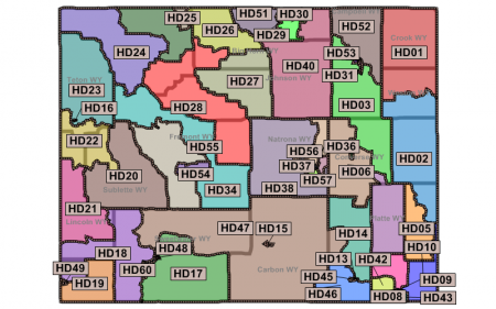 This is the passed Wyoming House map.