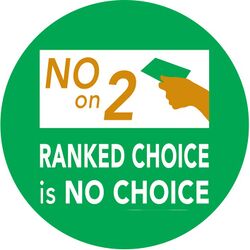 No on 2 campaign logo