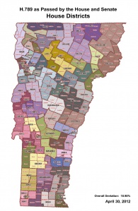 This is the approved Vermont House map.