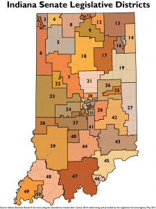 This is the approved Indiana Senate map.