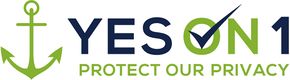 Yes on 1 Protect Our Privacy campaign logo