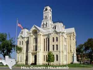 Hill county, Texas courthouse.JPG
