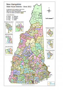 This is the approved New Hampshire House of Representatives map.