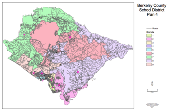 Berkeley County School District Map.png