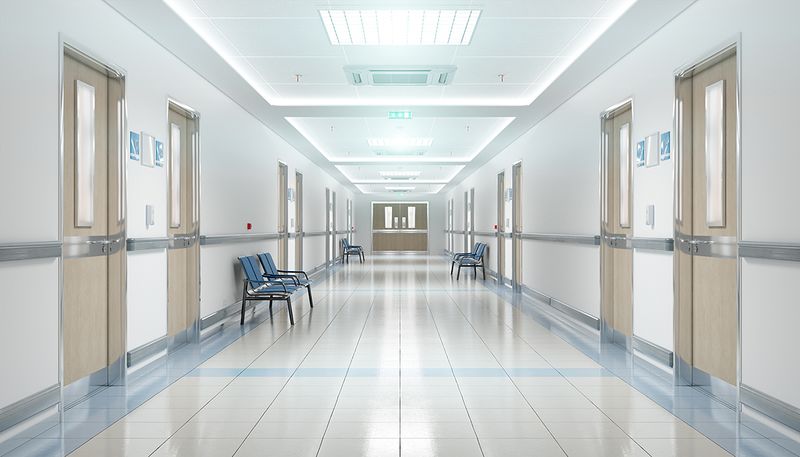 File:View of hospital hallway.jpg