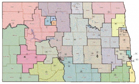 This is the approved North Dakota Legislature map.