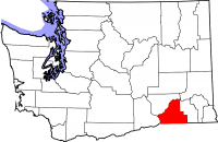 Map of Washington highlighting Walla Walla County.png