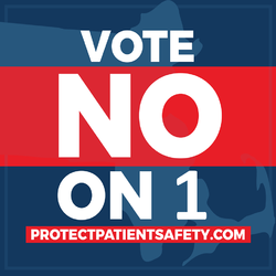 No on Question 1 logo