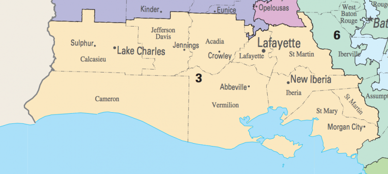 File:LA 3rd congressional district.png