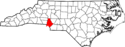 Map of North Carolina highlighting Mecklenburg County.png