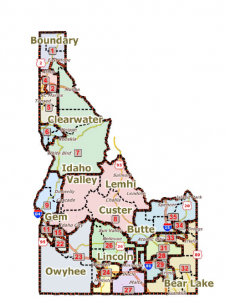 This is the approved Idaho Legislature map.