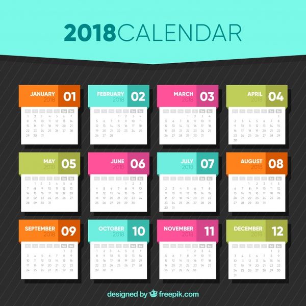 File:2018-calendar-template-in-flat-design 23-2147622152.jpg