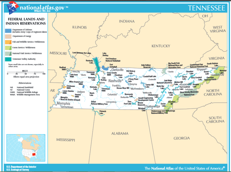 Federal land policy in Tennessee - Ballotpedia