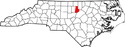Map of North Carolina highlighting Durham County.png