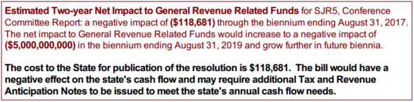Texas 2016 Sales Use for Transportation Fiscal Note 1.png