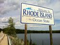 Pachaug Trail - -Welcome to Rhode Island sign- at Beach Pond, Hope Valley, RI.jpg