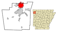 Map of springdale arkansas.png