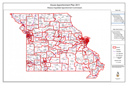 This is the approved Missouri House map.