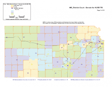 This is the approved Kansas Senate map.