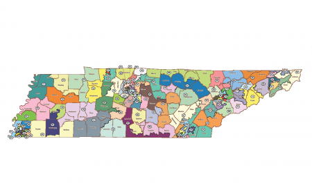 This is the approved Tennessee House map.