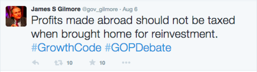 Jim Gilmore 2015 tax tweet.png