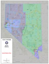 Proposed state senate districts.